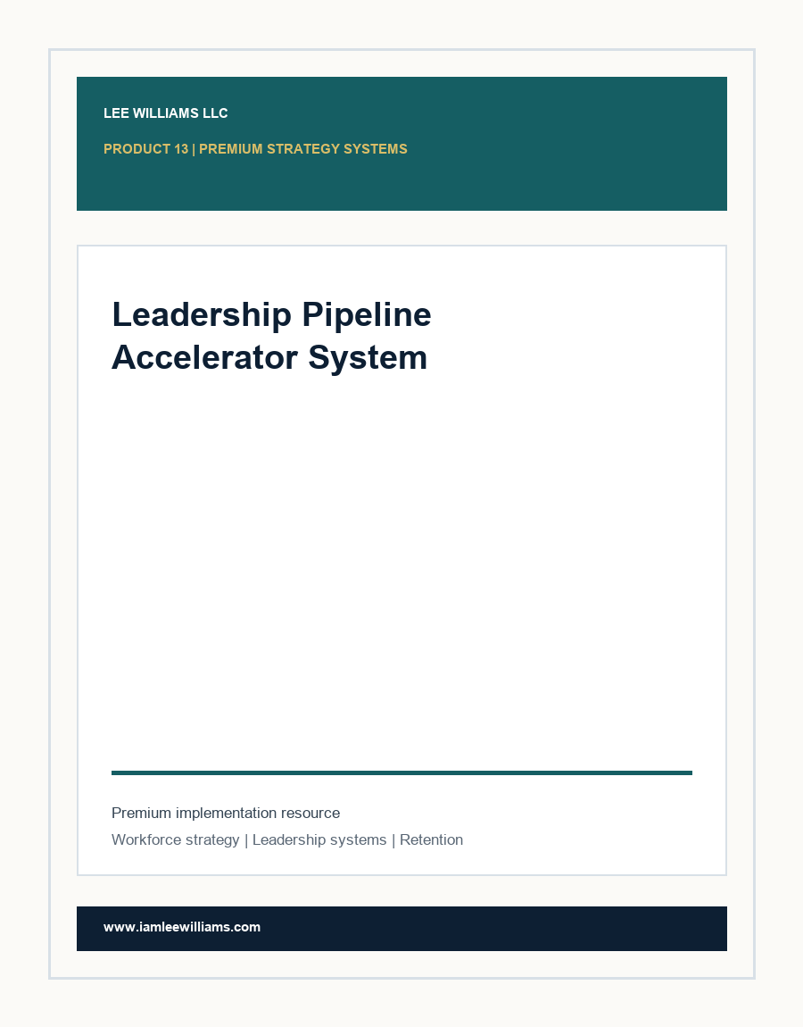 Leadership Pipeline Accelerator System cover