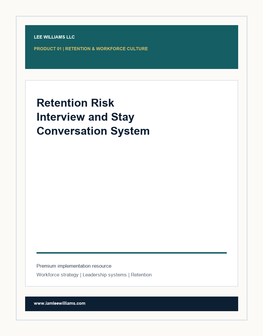 Retention Risk Interview and Stay Conversation System cover preview